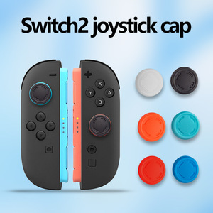 Capuchons de pouce en silicone pour manettes Joy-Con de Switch 2, protections antidérapantes en caoutchouc pour joysticks, lot de 4, emballage en sachet OPP - Product Image 3