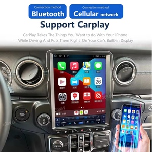 256GB 12.1 Inch Car Radio for Jeep Wrangler Gladiator 2018-2023 Android Stereo Multimedia GPS Navigation Video Player <b>Wireless</b> - Product Image 5