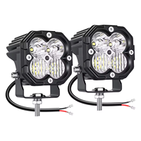 Feux de travail LED homologués ECE, 3 pouces, 30W, 3000LM, 12V, 24V, étanches, pour conduite tout-terrain, pour 4x4, Land Rover, ATV, UTV, tracteur