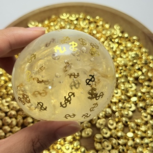 CHENXI 2026 New Arrival Calming Sensory 6cm Dollar Crystal <b>Ball</b> Toys Stress Relief Squishy <b>Squeeze</b> <b>Balls</b> - Product Image 1