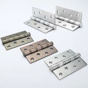 Bisagras de Acero Inoxidable para Puertas de 4 y 5 Pulgadas, Resistentes y Silenciosas, con Rodamientos para Puertas de Madera de Entrada, Apertura de 180 Grados - Product Image 3
