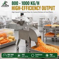 Machine à découper les patates douces et les plantains JC - 380V 1500W Capacité 5kg/h