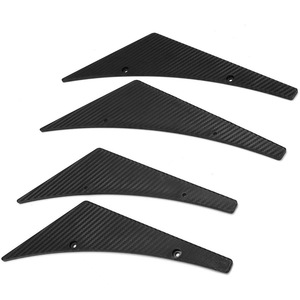 4Pcs Car Front Bumper Lip Diffuser Splitter Fins Body Spoiler Canards <span class=keywords><strong>Valence</strong></span> Car Tuning Canard Bumper Car Exterior Accessories - Product Image 6