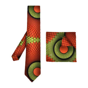 Cravatta con stampa africana - Product Image 2