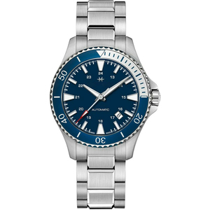 <span class=keywords><strong>Montre</strong></span> <span class=keywords><strong>automatique</strong></span> de luxe pour homme de haute qualité en acier inoxydable 40 mm avec cadran bleu marine kaki - Product Image 6
