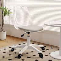 Chaise de bureau ergonomique en plastique confortable à prix de gros en Chine, pivotante et réglable en hauteur