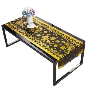 20m长浮雕中式蕾丝餐桌布耐热矩形桌布