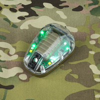 Linterna para Casco SPECPRECISION HS6 HEL Star 6 GEN III con Luz Verde, Iluminación IR, Resistente al Agua, Compatible con MOLLE para Caza