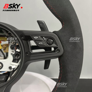 เหมาะสำหรับ Porsche Panamera Macan 718 Boxster Cayman taycan <span class=keywords><strong>Carrera</strong></span> 996 <span class=keywords><strong>911</strong></span> 981 957 958 991พวงมาลัยปรับแต่งได้ - Product Image 3