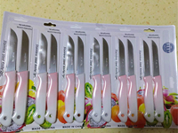 Ensemble de 12 couteaux de cuisine en acier inoxydable pour fruits, pain, épluchage, steak, couteau utilitaire, couteau de chef pour la cuisine