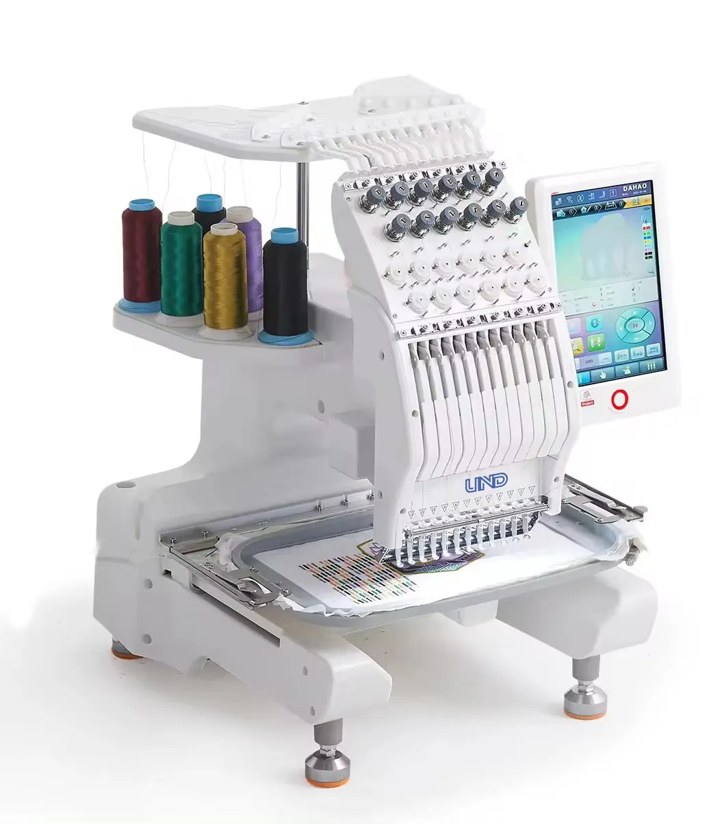 Embroidery Single Head Embroidery Machines Computerized Embroidery Machine Computer For T Shirt Logo Label Embroidery Machine