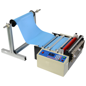 เครื่องตัดอัตโนมัติ Yunqingtech สำหรับงานอุตสาหกรรม ขนาดความกว้าง 600 มม. สำหรับตัด PU, PVC, สติกเกอร์พลาสติก, กระดาษ PVC, ผ้า, ฟิล์ม, ม้วน, และแผ่น - Product Image 2