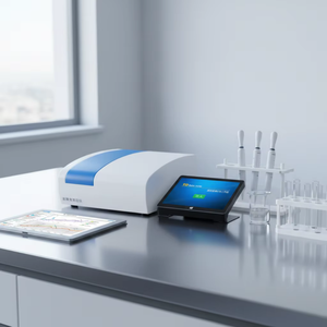 מכונת בדיקת צלילות נוזלים בבקבוקים עם מסך מגע CQD-2A, מכונת הבהרת תרופות בבקבוקים, בודק צלילות נוזלים - Product Image 5