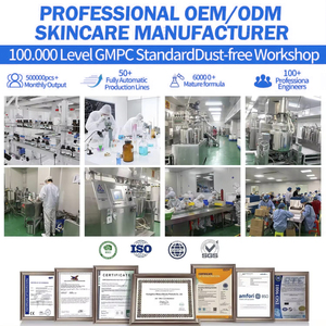 OEM 30ml orgánico azul Ghk-Cu cobre péptido suero antienvejecimiento blanqueamiento poro reducción ácido hialurónico hierbas cuidado facial para el hogar - Product Image 6