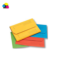 Carpeta de Papel para Documentos con Media Cubierta, Ecológica, para Oficina y Escuela, en Colores Surtidos, Paquete de 25 Unidades, Venta al por Mayor para Proveedores
