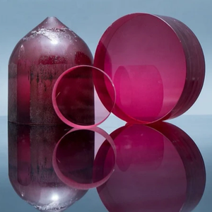 Plaque de cristal de saphir dopé au titane Ti:Al2O3 efficace pour l'optique non linéaire - Product Image 3