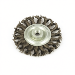 TTAKE Twisted Bunch Circular <b>Brush</b> M14 Steel <b>Wire</b> Abrasive For Metal Polishing - Product Image 2