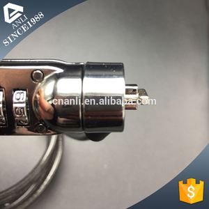 Colorido <span class=keywords><strong>de</strong></span> <span class=keywords><strong>bloqueo</strong></span> <span class=keywords><strong>de</strong></span> Cable <span class=keywords><strong>de</strong></span> acero <span class=keywords><strong>de</strong></span> la herramienta <span class=keywords><strong>de</strong></span> la bobina cordón Cable con mosquetón - Product Image 6