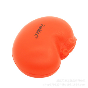 Pu Kidney Shape Fidget Toy High <b>Rebound</b> Stress Relief Unisex 8 To 13 Years - Product Image 2