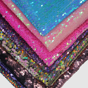 Holesale In-ck tock Ed Old ololor uustomización equequin ababric 5mm ululticolor ancy evereversible ACE equequin RIC Abric para RESS - Product Image 3