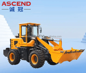 آلة تحميل أمامية صغيرة ZL948 ZL958 لنقل التراب والحصى والحبوب، جرار بمحرك ديزل بأربع عجلات صغيرة - Product Image 1