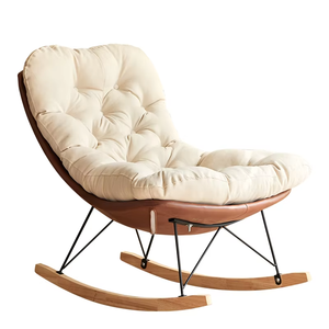 Fauteuil à bascule confortable pour salon, fauteuil à bascule moderne extra <span class=keywords><strong>large</strong></span> - Product Image 6