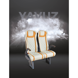 เบาะนั่งผู้โดยสารแบบปรับเอนได้ YAVUZ Luxury VIP พร้อมที่วางแขนผ้าและ PVC โครงอะลูมิเนียมและเข็มขัดนิรภัยสำหรับรถบัส - Product Image 1
