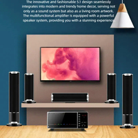 Système de Cinéma Maison 5.1 Meilleure Vente avec Caisson de Basses Puissant et Son Surround Karaoké