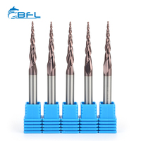 Fresa de extremo plano cónica de carburo sólido BFL, broca de fresado CNC de 20mm, cabezal de fresado de madera de carburo