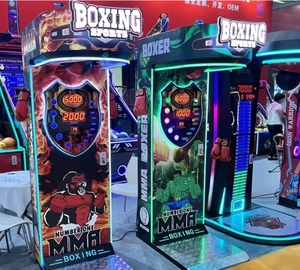Machine d'amusement de boxe de poinçonnage de sports de boxe à pièces Machine de jeu d'arcade de sport simulateur d'arcade de boxe - Product Image 6