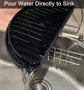 Yongli Dispensador de agua Bandeja de goteo Colector Bandeja de drenaje de silicona Refrigerador Bandeja de drenaje Dispensador de agua Pan para drenaje - Product Image 5