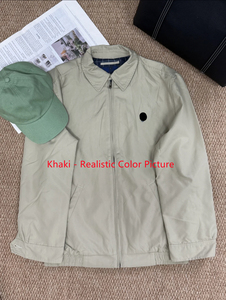 Chaqueta Ligera Casual para <span class=keywords><strong>Hombre</strong></span>, Estilo Aviador, para Primavera y Otoño, con Bolsillos con Cremallera, Cuello Camisero, Técnica <span class=keywords><strong>de</strong></span> Teñido # RL - Product Image 5