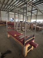 Table trapèze complète Pilates Cadillac 10 ressorts barre de poussée en bois massif Pilates Cadillac