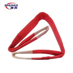Sangles de levage en tissu de haute qualité 3 tonnes Sangles de levage en polyester plat Sangle de levage en sangle - Product Image 5