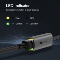 Konverter Hub Jaringan Gigabit USB 3.0 Tipe C ke RJ45 Kabel Adaptor Ethernet LAN USB ke RJ45 1000Mbps
