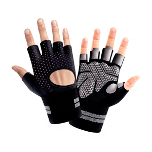 Gants de fitness de qualité supérieure Conception unique à manchettes longues Gants de gymnastique confortables pour l'entraînement d'haltérophilie en plein air Nouvelle arrivée - Product Image 1
