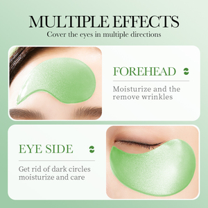 Venta al por mayor Etiqueta Privada ojo parche humedad Natural vegano Aloe Vera colágeno cristal Anti ojeras máscara de ojos para el cuidado de la piel de los ojos - Product Image 5