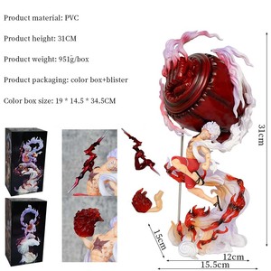 Nika 31cm <span class=keywords><strong>Luffy</strong></span> para <span class=keywords><strong>One</strong></span> <span class=keywords><strong>Piece</strong></span> Gear 5 PVC modelo colección juguete Big Fist Monkey D <span class=keywords><strong>Luffy</strong></span> Sun God <span class=keywords><strong>figura</strong></span> DE ACCIÓN DE Japón Anime - Product Image 2