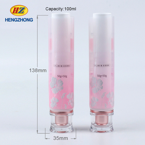 Tube en plastique personnalisé avec bouchon à vis, paroi épaisse, crème exfoliante pour éliminer les peaux mortes, logo personnalisé - Product Image 2