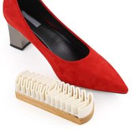 Brosse à chaussures en daim, brosse douce pour nettoyer les chaussures, brosse magique en silicone, nettoyeur de chaussures, brossage à sec pour éliminer la poussière