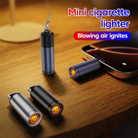 Allume-cigare électrique de type C compact pour un transport et un rangement faciles, mini allume-cigare de type C pour les voyages en avion, en plein air, sans flamme