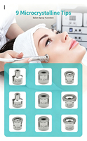 Appareil de thérapie par ventouses 3-en-1 pour usage domestique avec pistolet pulvérisateur pour les soins de la peau du visage, machines faciales Dermashine