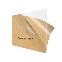 Panneau flexible en plastique transparent, plaque acrylique transparente, fabriqué en Chine
