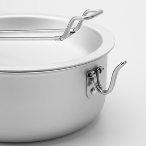 Casserole en aluminium pur 6L, finition anodisée, ensemble de cuisine de camping en plein air, portable et léger - Product Image 1