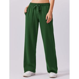 Conjunto Deportivo de 2 Piezas para Mujer FOXA, Sudadera de Poliéster de Peso Medio, Pantalones Deportivos de Pierna Ancha, Atuendo Combinado, Transpirable, Corte Holgado - Product Image 5