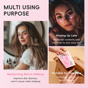 Masque pour les yeux monolithique Sakura 6 g/paire hydratant et soignant pour la peau autour des yeux anglais complet - Product Image 4