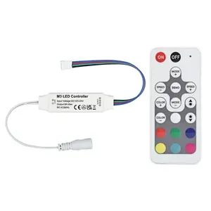 <span class=keywords><strong>Mini</strong></span> RF RGB M3 LED Dimmer với điều khiển từ xa và 433Mhz tùy chỉnh điều chỉnh độ sáng cho trong nhà dải đèn - Product Image 1