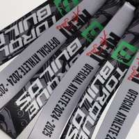 Gantungan Kunci Pendek Polyester Ramah Lingkungan untuk Souvenir Promosi Kustom, Tali Lanyard dengan Pengait Karabiner Logam Tugas Berat