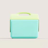 Vente en gros usine : Glacière portable moderne en plastique réutilisable pour aliments, avec isolation et couleur personnalisable