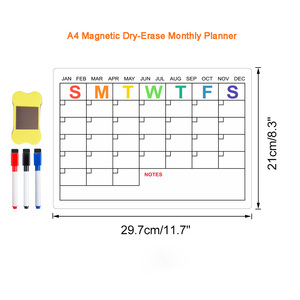 Calendari personalizzabili magnetici con lavagna bianca, calendario mensile, stile trendy, prezzo competitivo, The Happy Planner. - Product Image 2